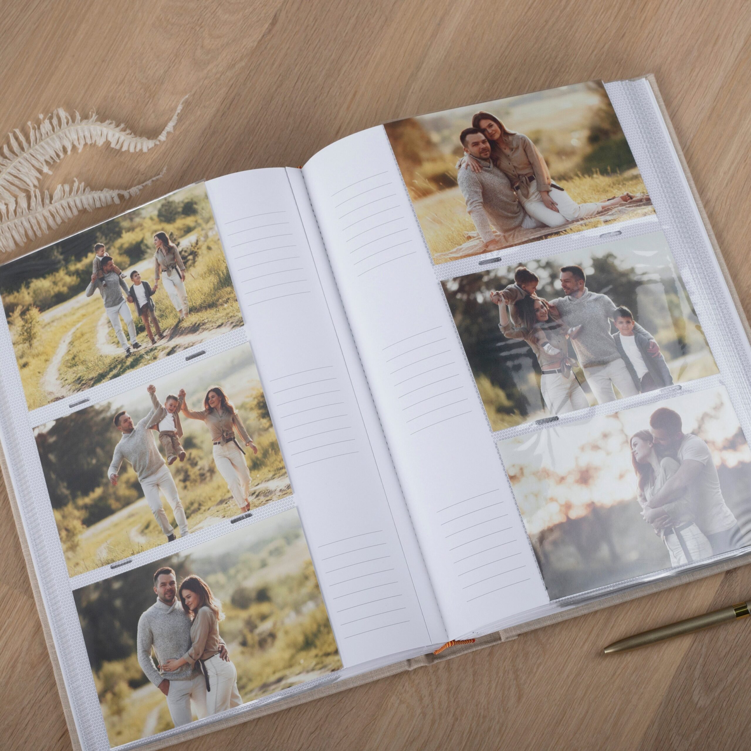 Photo Album with Sleeves for 300 4x6" 10x15cm Photos | Custom Wedding Slip In Photo Album - Image 4