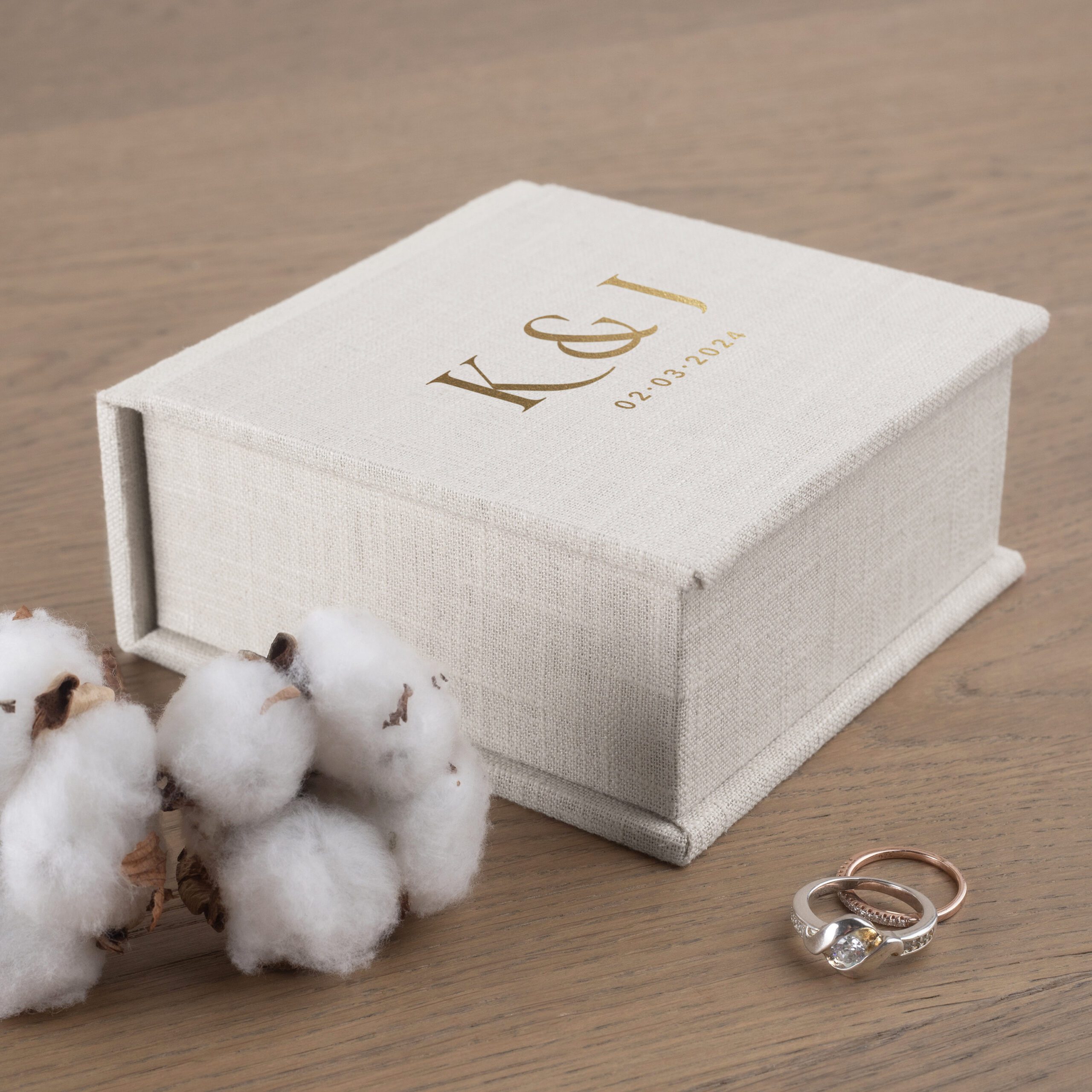 Wedding Ring Box with Removable Ring Bearer Pillow #1 - Image 2