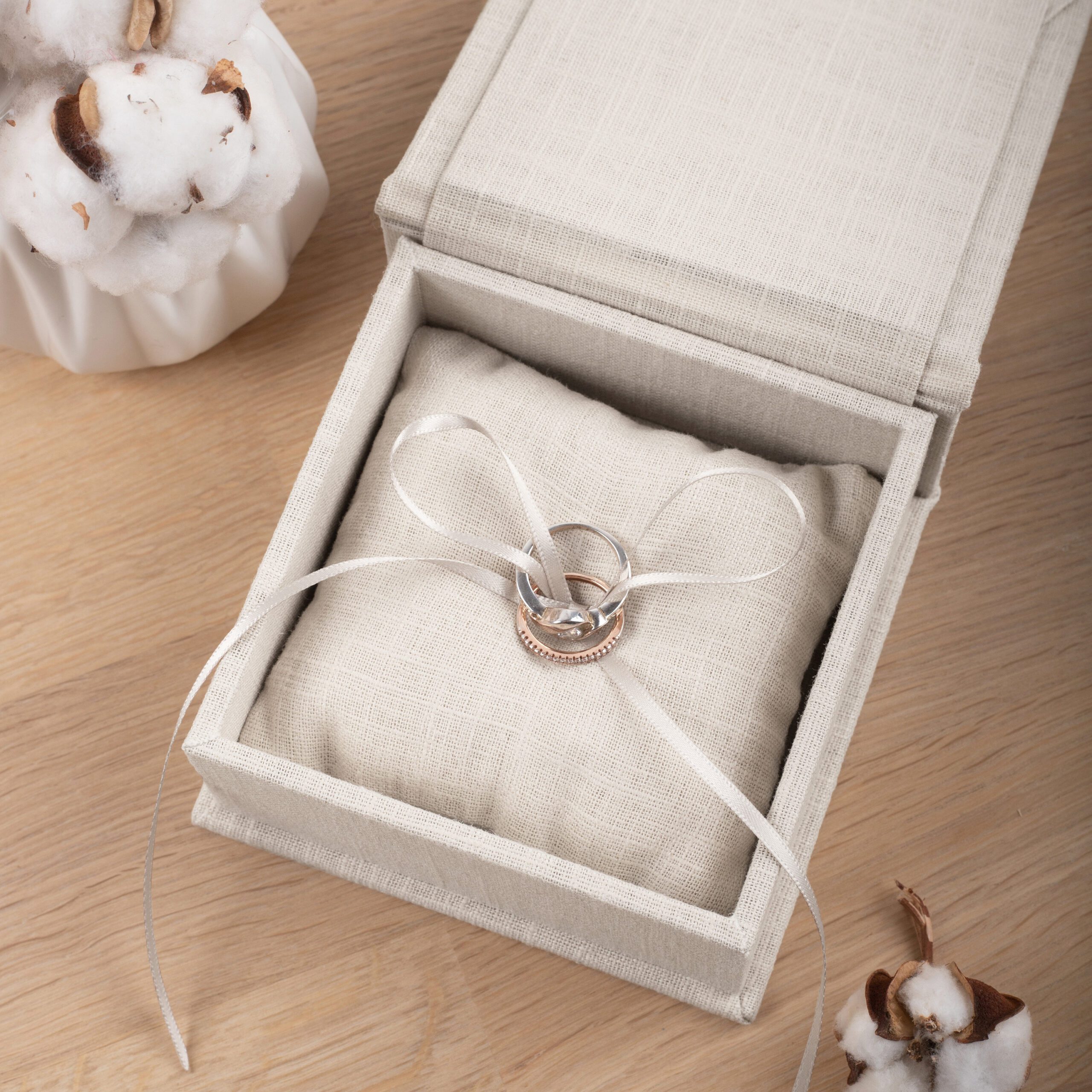 Wedding Ring Box with Removable Ring Bearer Pillow #1 - Image 5