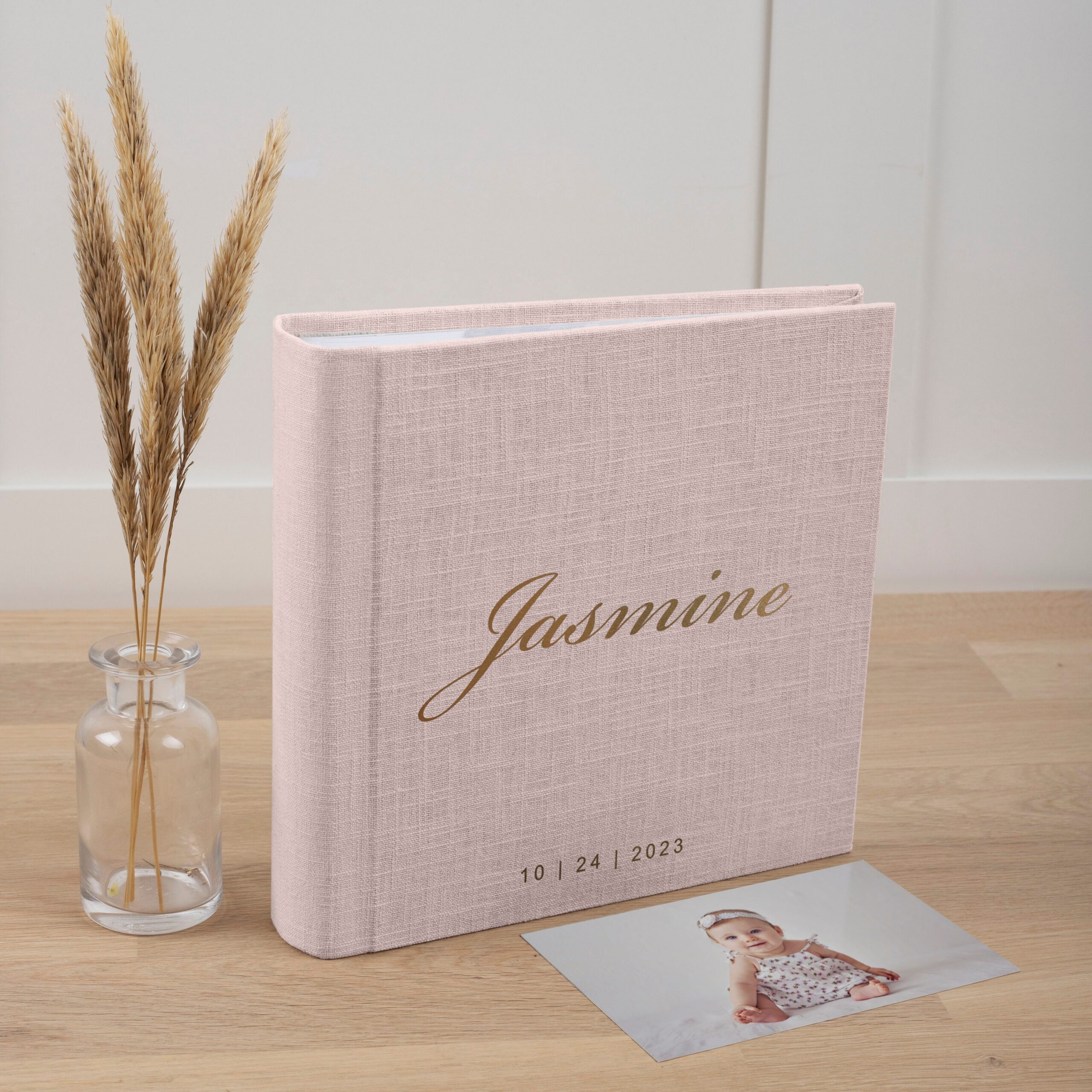 Baby Photo Album with Sleeves for 200 4x6 Photos | Slip In Photo Album #1 - Image 2