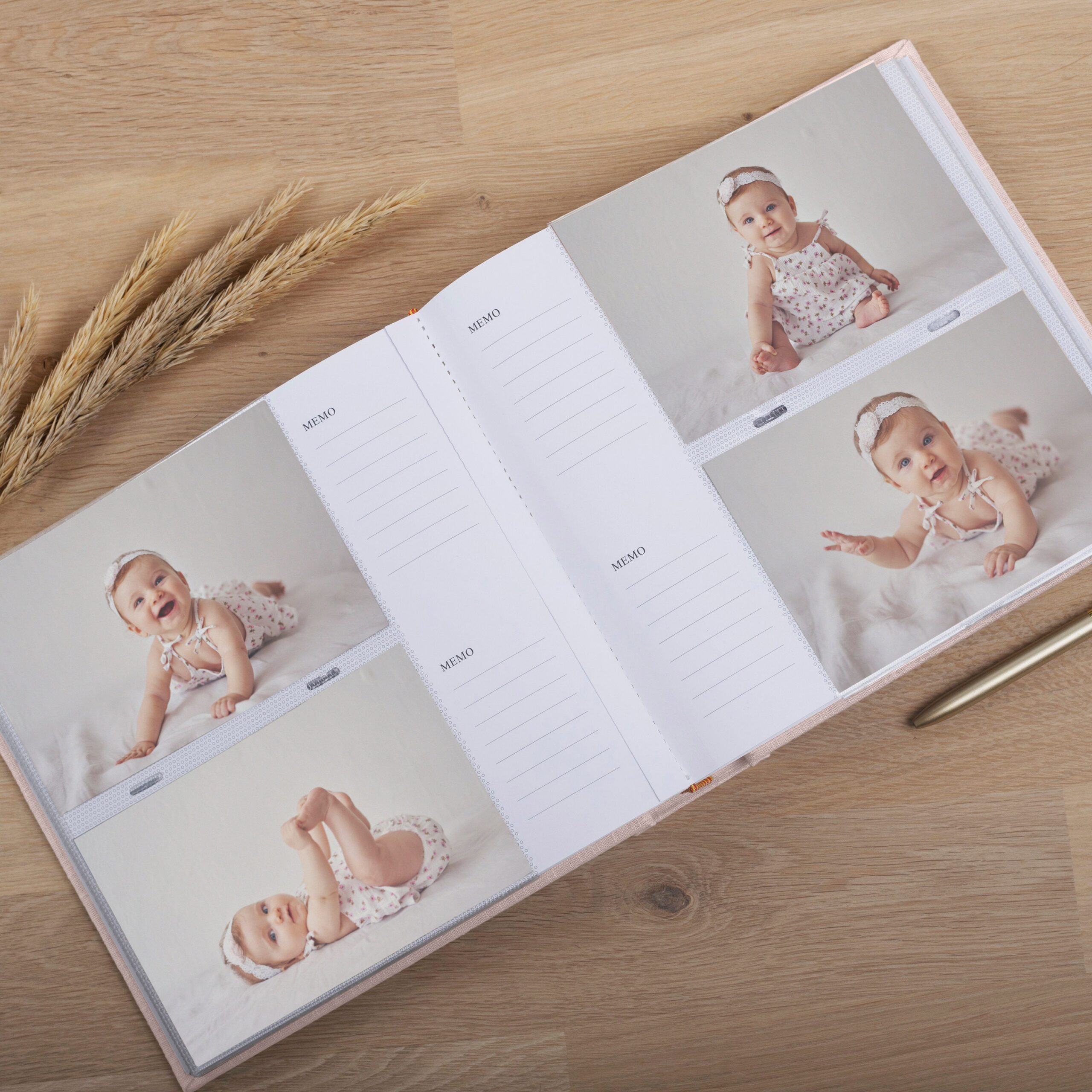 Baby Photo Album with Sleeves for 200 4x6 Photos | Slip In Photo Album #1 - Image 4