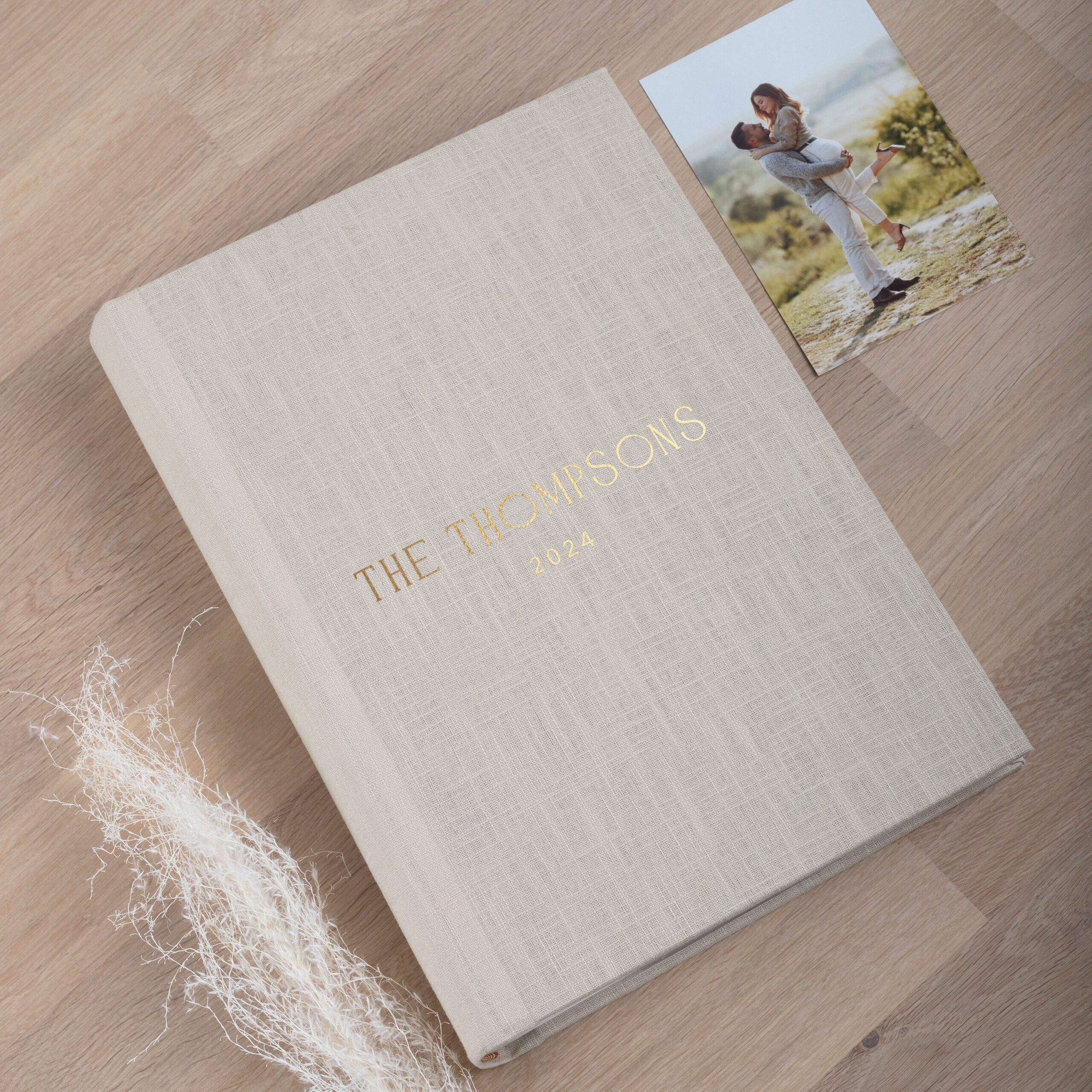 Photo Album with Sleeves for 300 4x6" 10x15cm Photos | Custom Wedding Slip In Photo Album - Image 2