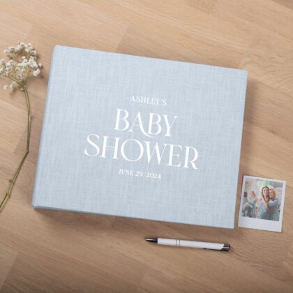 Personalized Baby Shower Guest Book #1