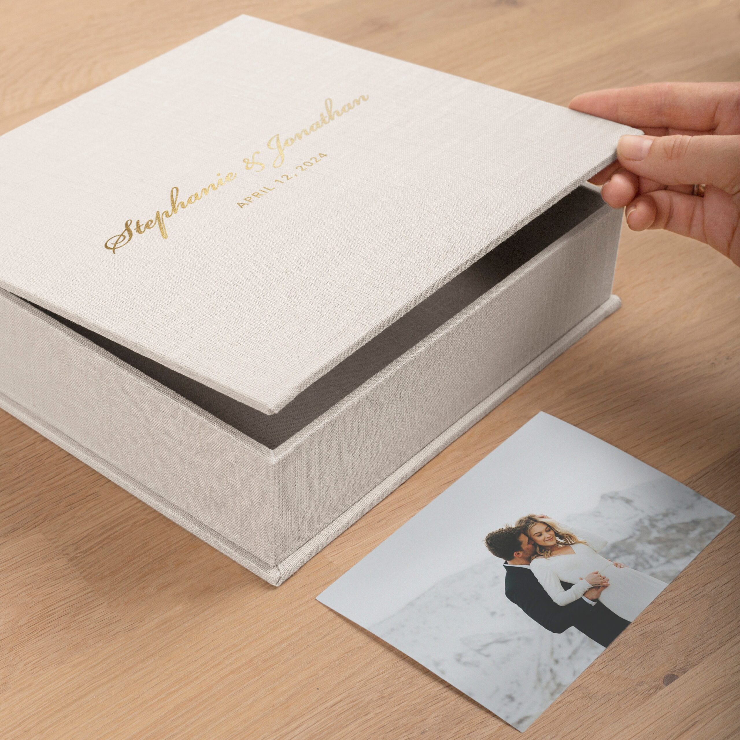 Wedding Keepsake Box | Personalized Custom Memory Box #2 - Image 2