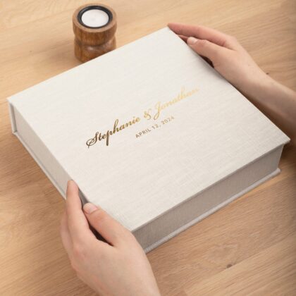Wedding Keepsake Box | Personalized Custom Memory Box #2