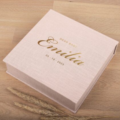 Baby Time Capsule Box | Personalized Baby Keepsake Box #2