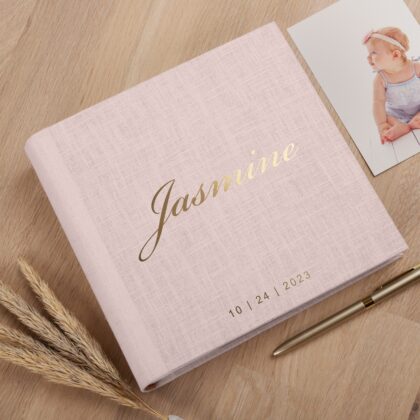 Baby Photo Album with Sleeves for 200 4x6 Photos | Slip In Photo Album #1