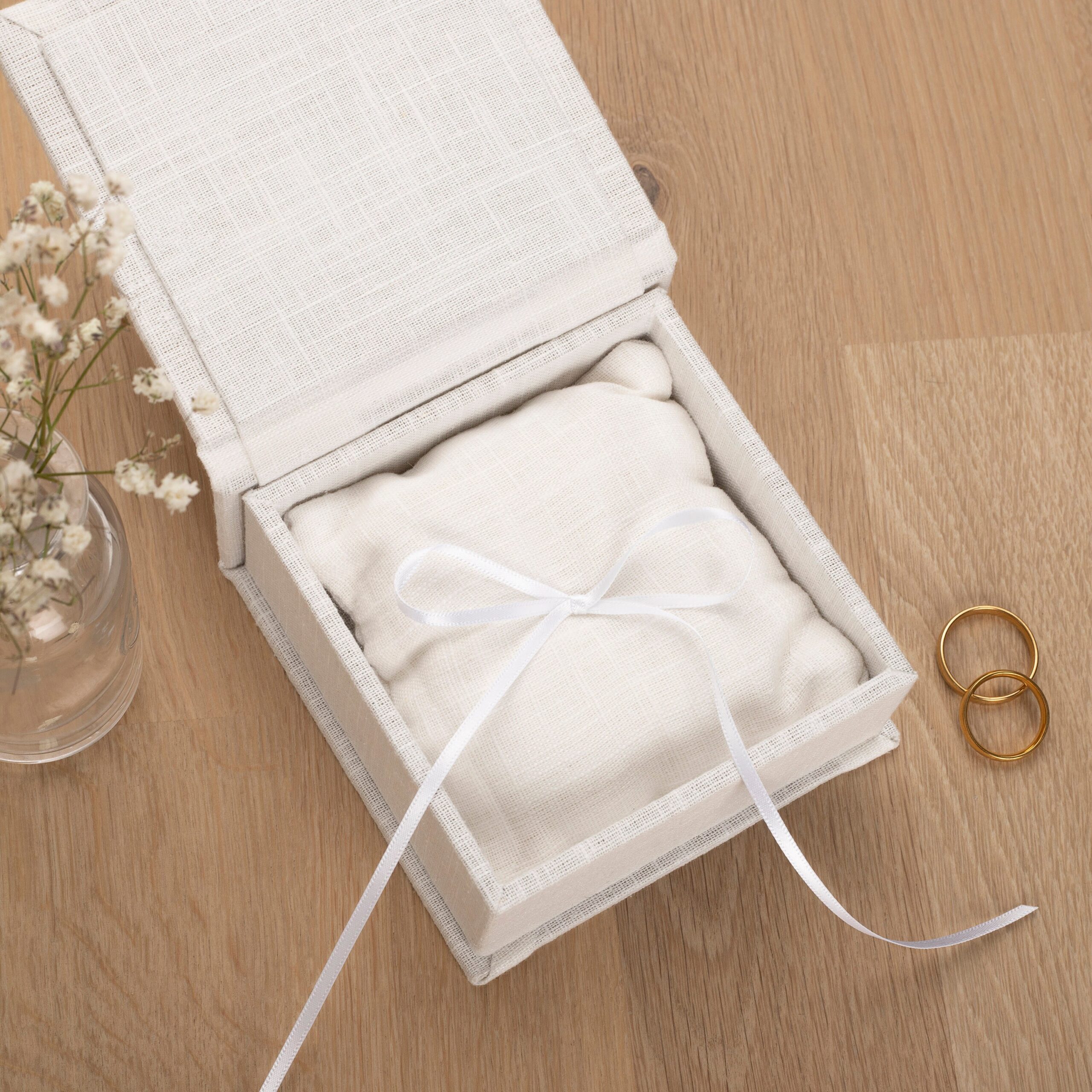 Wedding Ring Box with Removable Ring Bearer Pillow #2 - Image 3