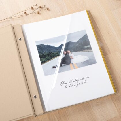 Self-adhesive albums customizer