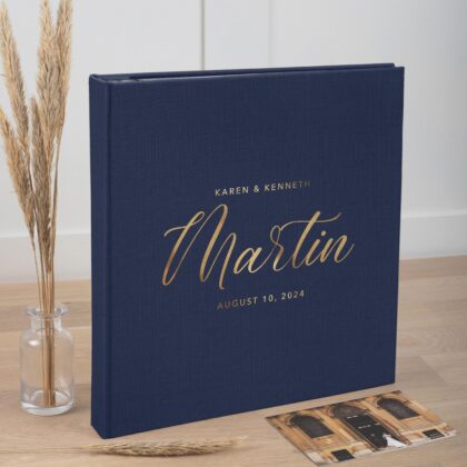 Wedding Photo Album with Sleeves for 100-1000 4x6" 10x15cm Photos | Personalized Slip In Album