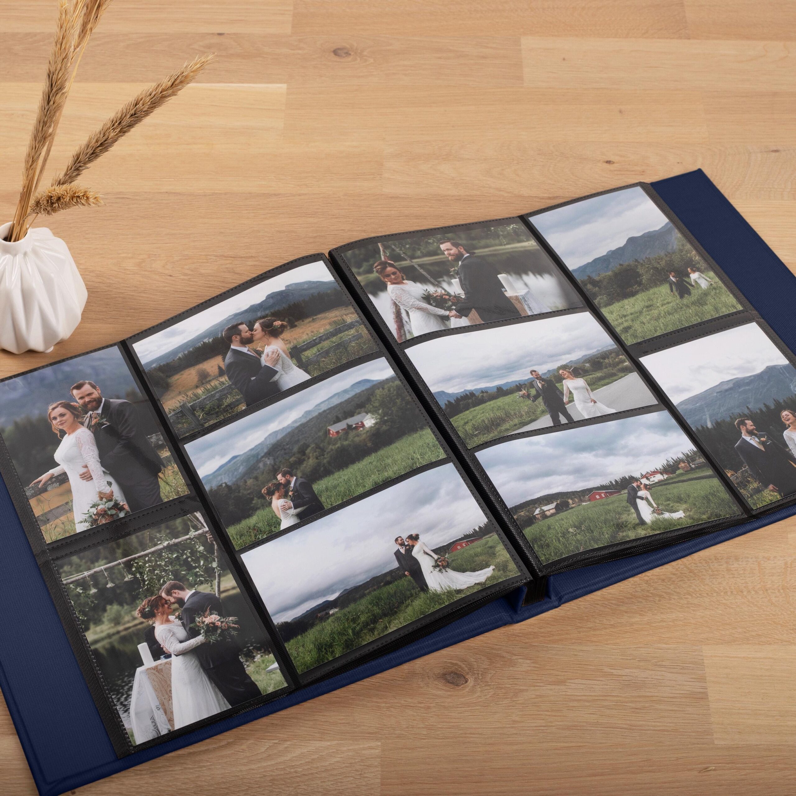 Wedding Photo Album with Sleeves for 100-1000 4x6" 10x15cm Photos | Personalized Slip In Album - Image 4