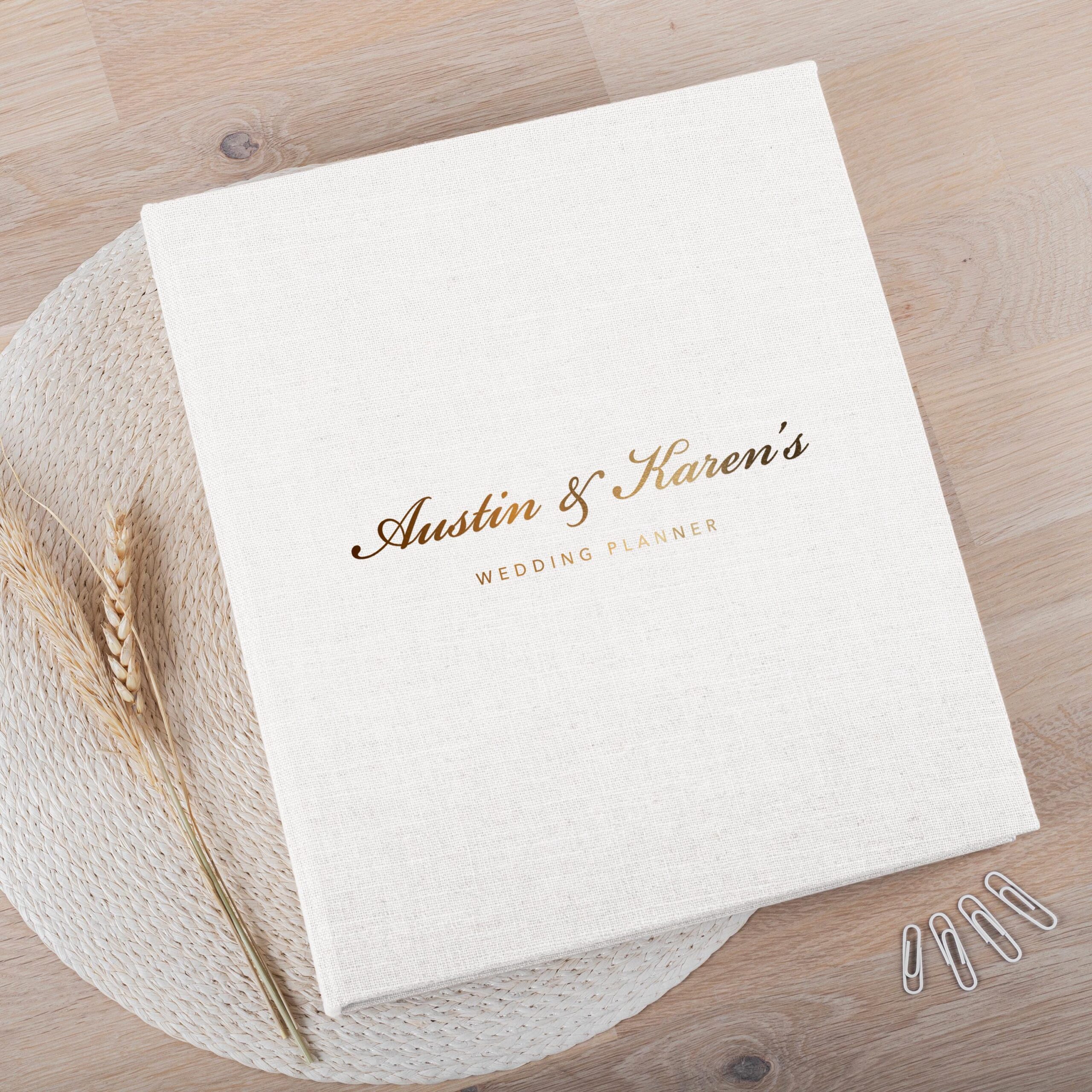 Custom Wedding Planner Ring Binder #2 - Image 2