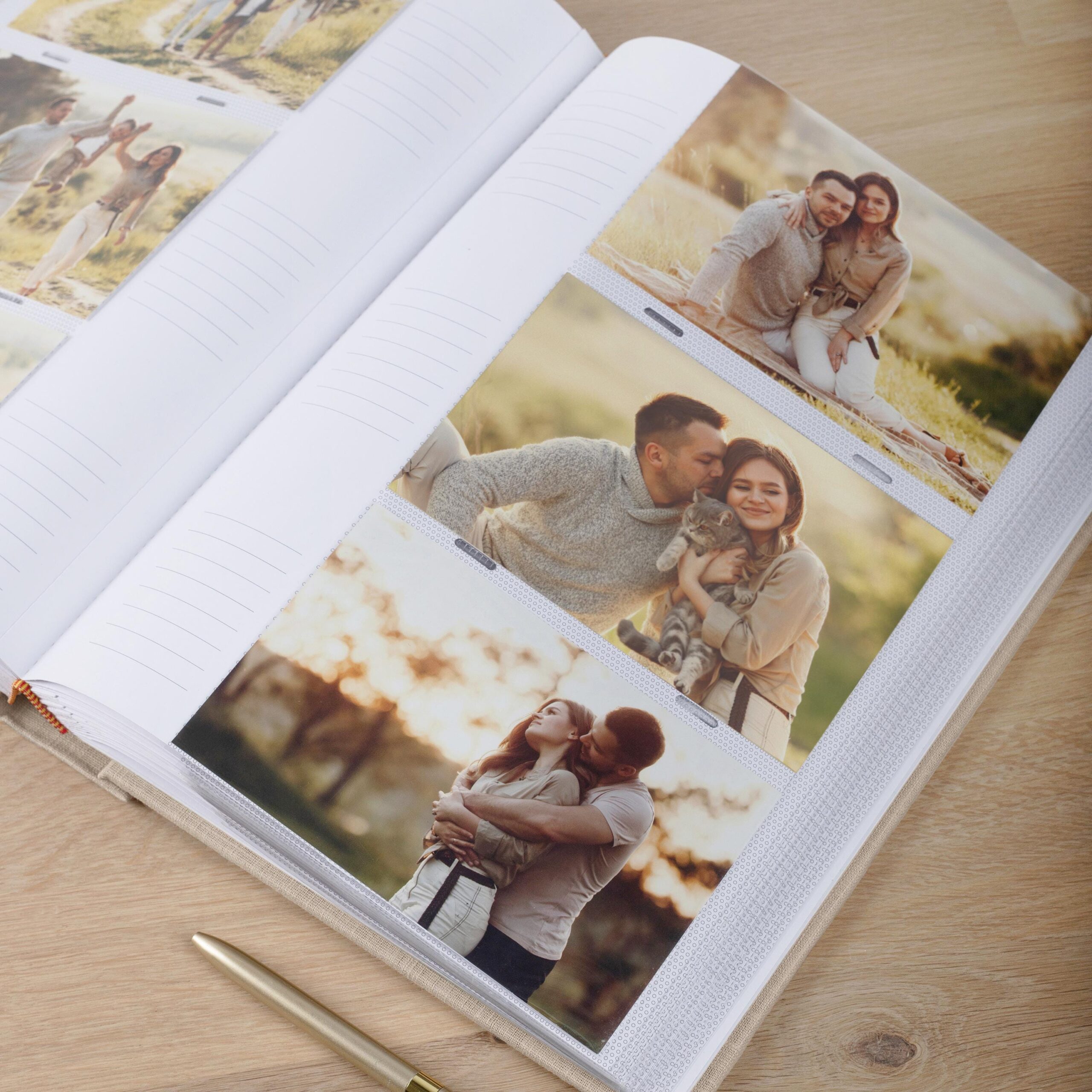 Wedding Photo Album with Sleeves for 300 4x6" 10x15cm Photos | Personalized Slip In Album - Image 3