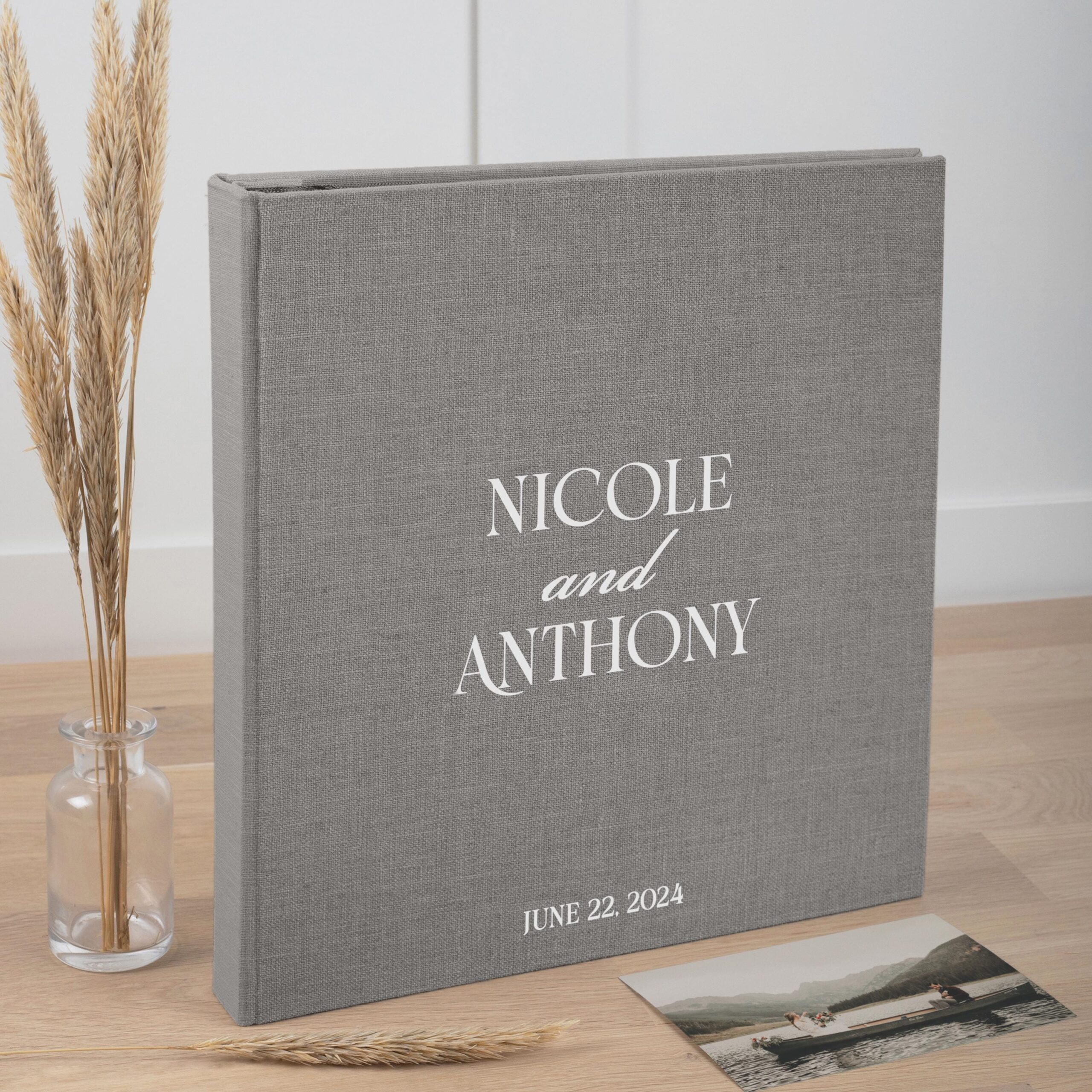 Photo Album with Sleeves for 100-1000 4x6" 10x15cm Photos | Custom Wedding Slip In Photo Album - Image 2