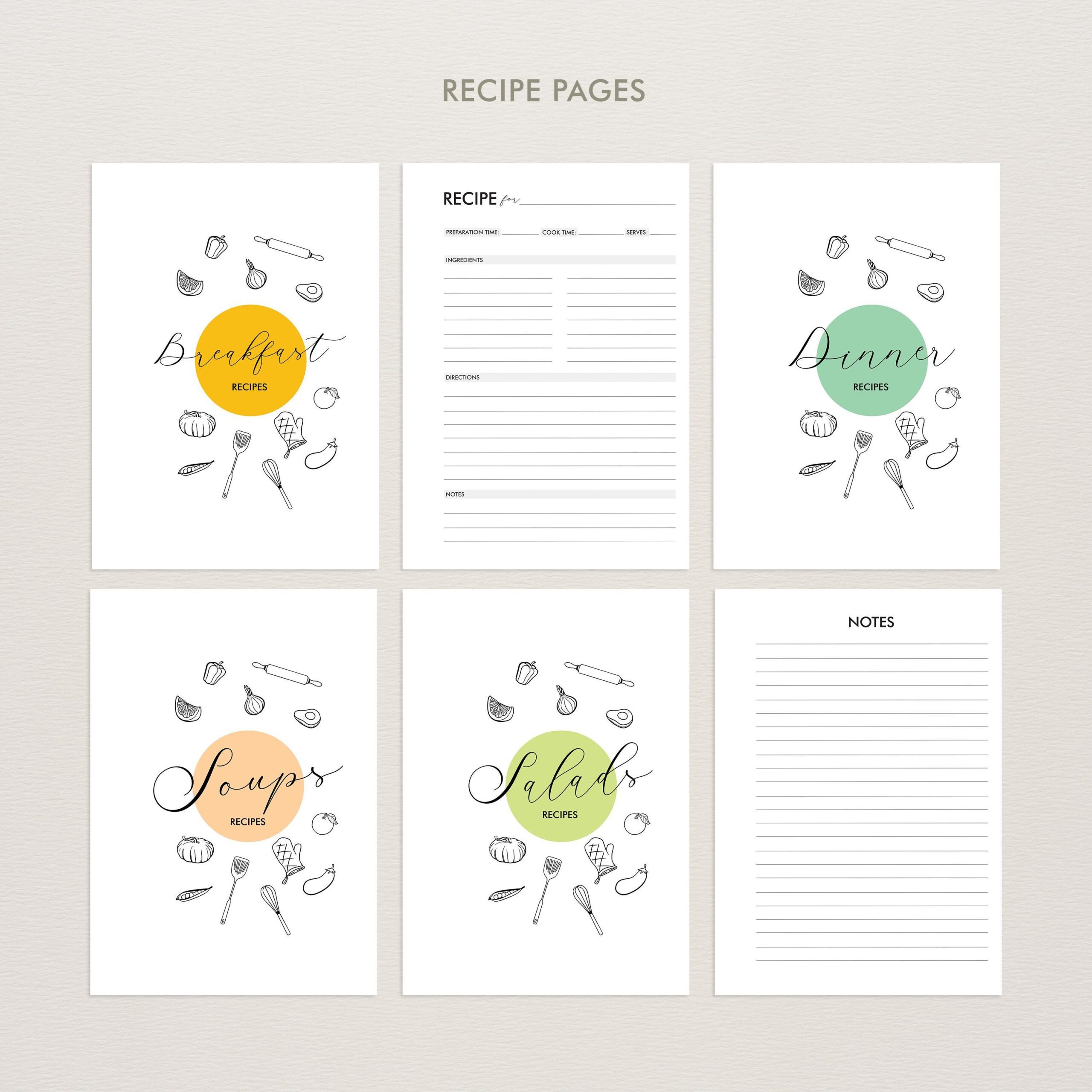 Personalized A4 Recipe Book | Custom Recipe Binder #1 - Image 5