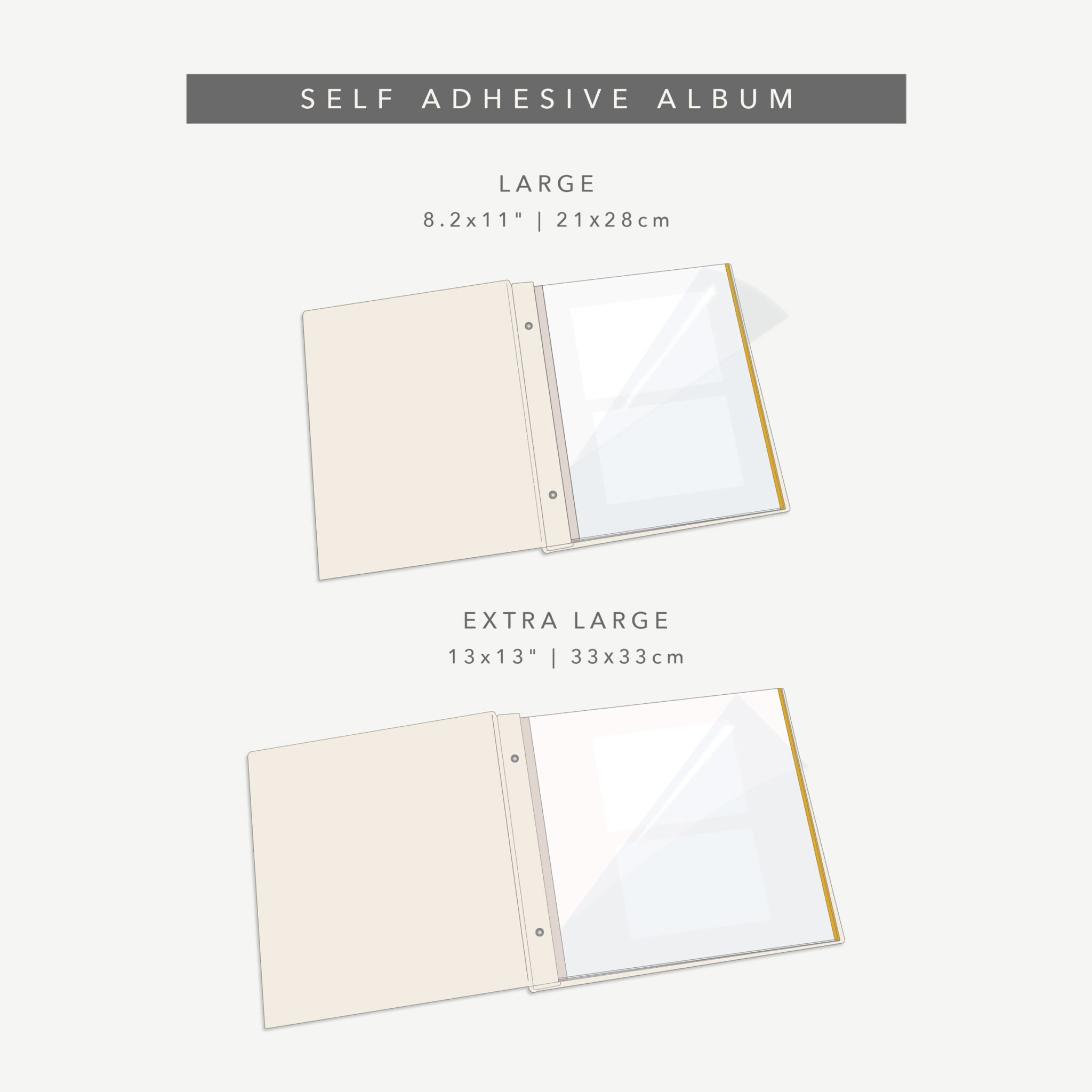 Self-adhesive albums customizer - Linen Albums