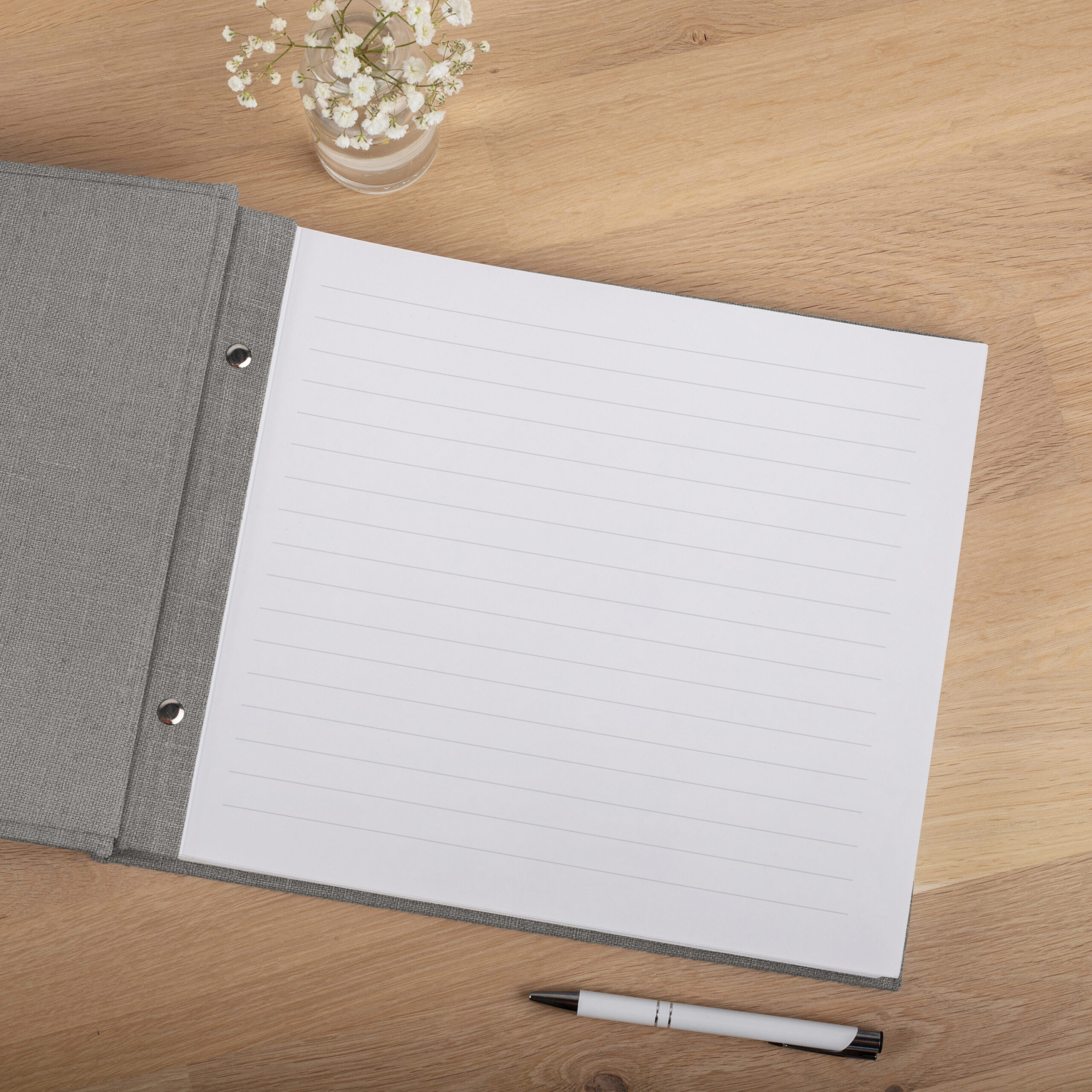 Personalized Memorial Condolence Book | Blank or Printed Pages #2 - Image 2
