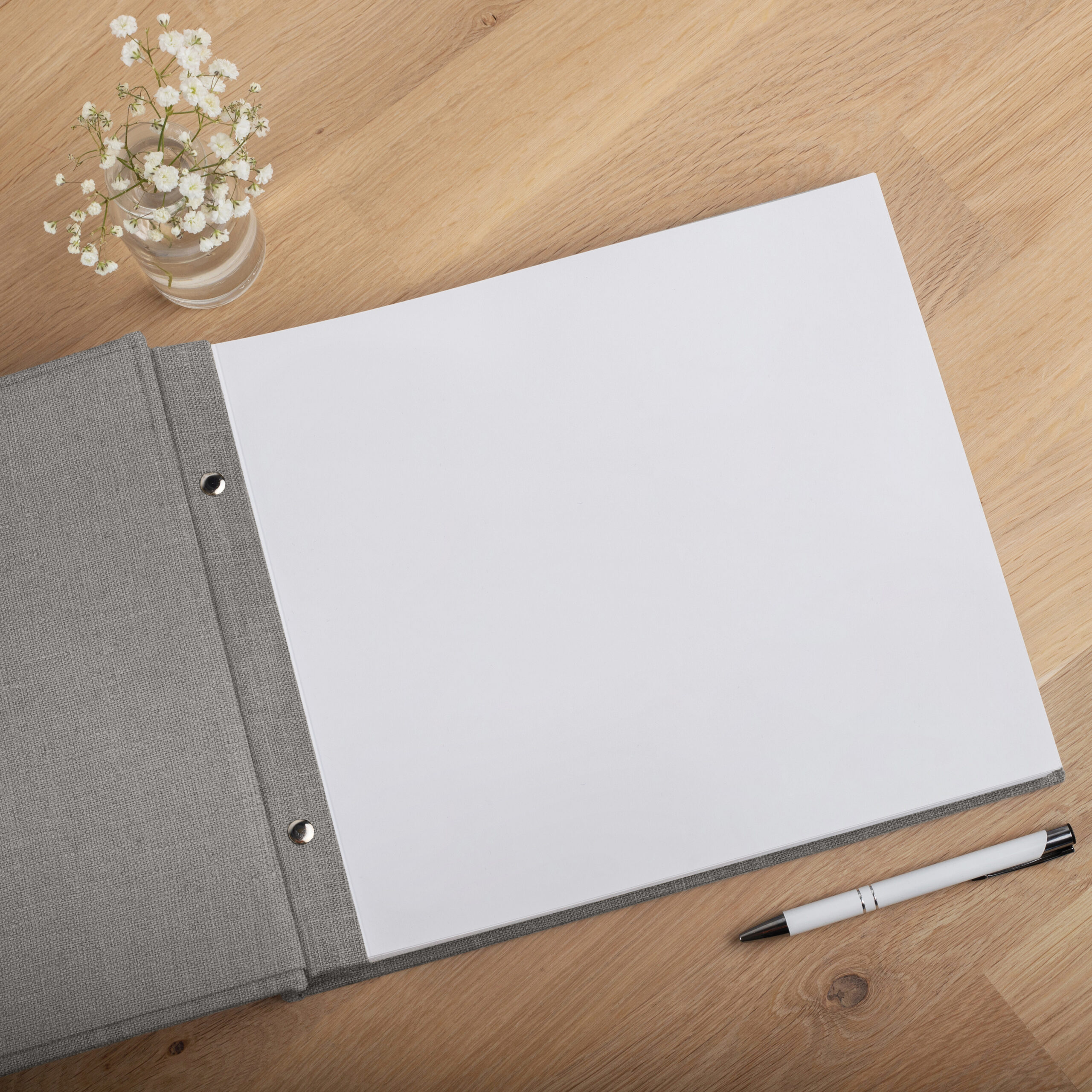 Personalized Memorial Condolence Book | Blank or Printed Pages #2 - Image 4