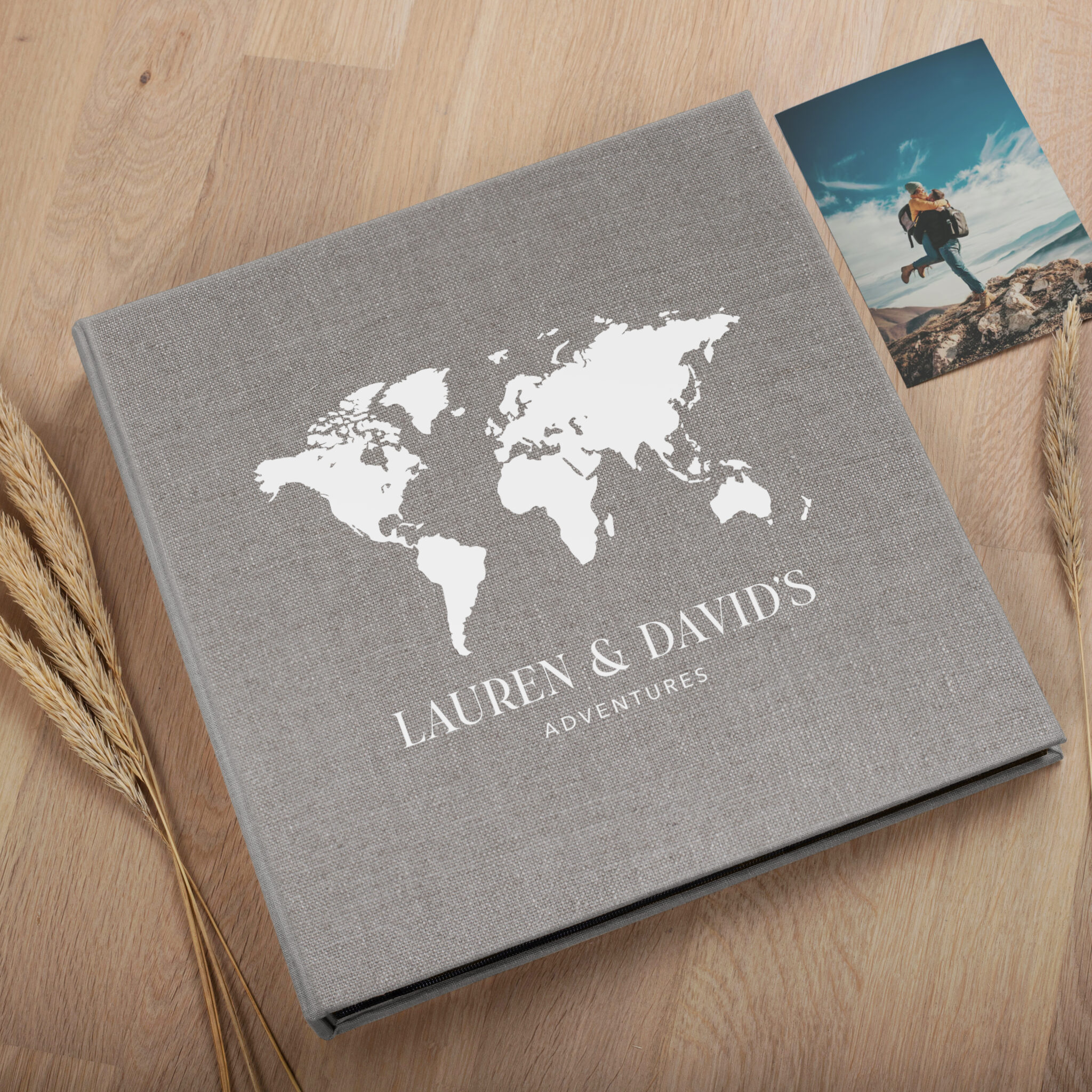 Family Travel Photo Album| Honeymoon Photo Album - Linen Albums