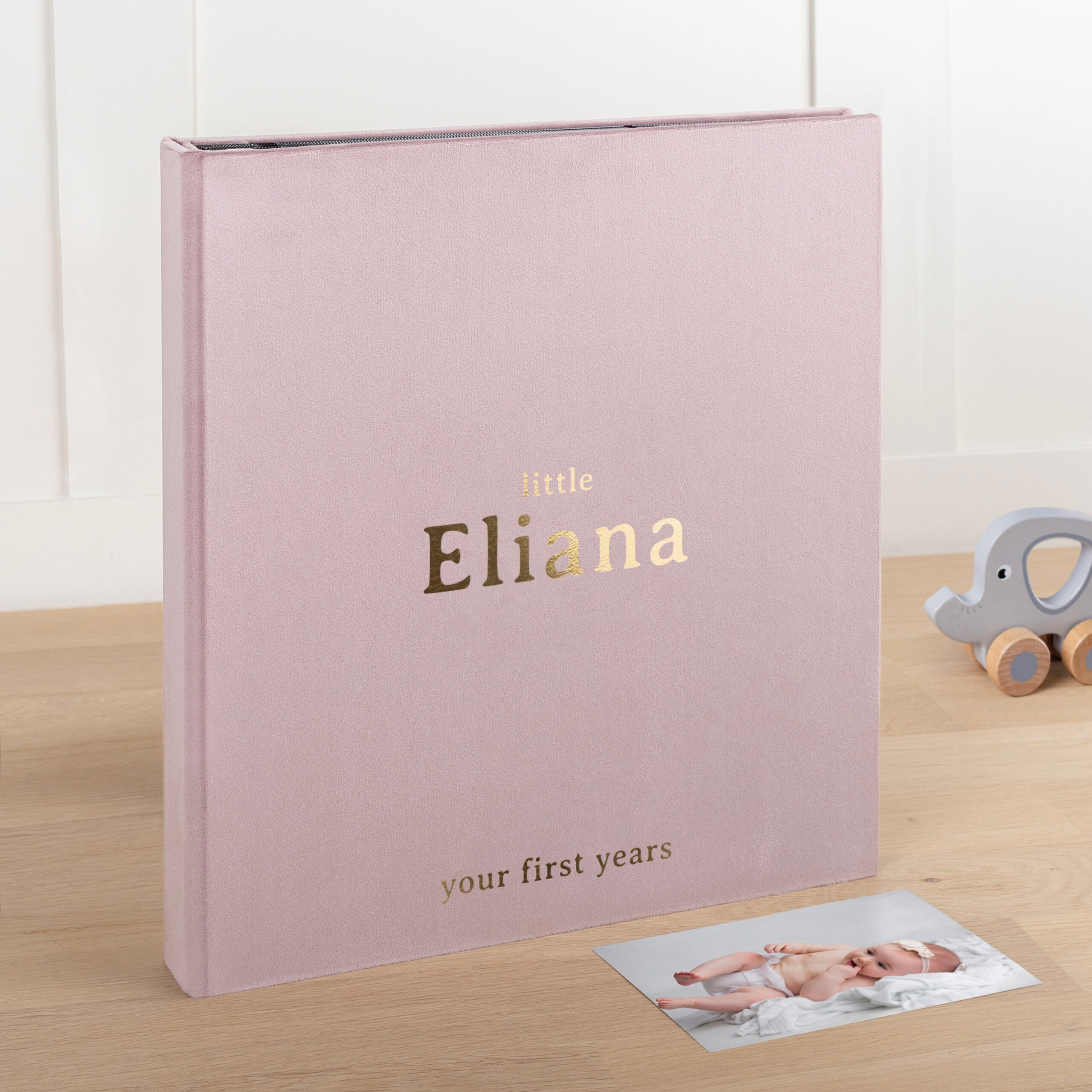 Velvet Baby Slip In Photo Album - Image 3